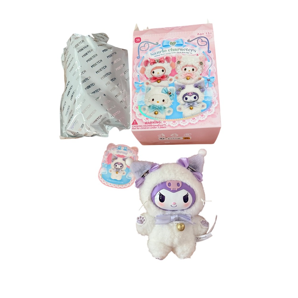 New Sanrio Kuromi Plush Blindβ Box Figure Purple White